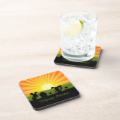 Niedlich Ostergebälk Getränkeuntersetzer (Rechte Seite)