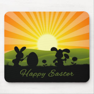 Niedlich Ostergebälk Mousepad