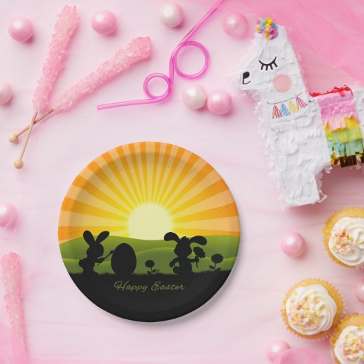 Niedlich Ostergebälk Pappteller (Party)