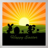 Niedlich Ostergebälk Poster (Vorne)