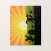 Niedlich Ostergebälk Puzzle (Vertikal)