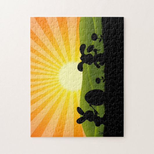 Niedlich Ostergebälk Puzzle (Vertikal)