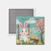 Niedlich Ostergeblasene Eier Frühlingsblüte Illust Magnet (Vorderseite/Rückseite)