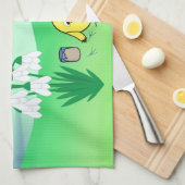 Niedlich Ostergeblasenes und kiches Ostereier Handtuch (Viertel Falte)