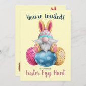 Niedlich Ostergeburt Einladung zur Eizelljagd (Vorne/Hinten)