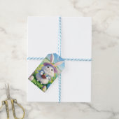 Niedlich Osterhase 01 Geschenkanhänger (Mit Garn)