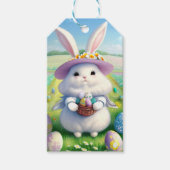 Niedlich Osterhase 01 Geschenkanhänger (Vorderseite)