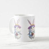Niedlich Osterhase 01 Kaffeetasse (Vorderseite Links)