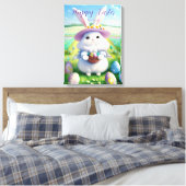 Niedlich Osterhase 01 Leinwanddruck (Insitu (Schlafzimmer))
