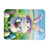 Niedlich Osterhase 01 Magnet (Horizontal)