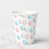 Niedlich Osterhase 01 Pappbecher (Rückseite)