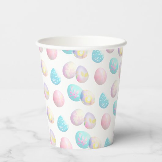 Niedlich Osterhase 01 Pappbecher (Rückseite)