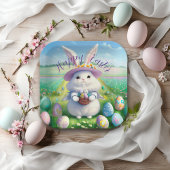 Niedlich Osterhase 01 Pappteller