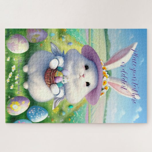 Niedlich Osterhase 01 Puzzle (Horizontal)