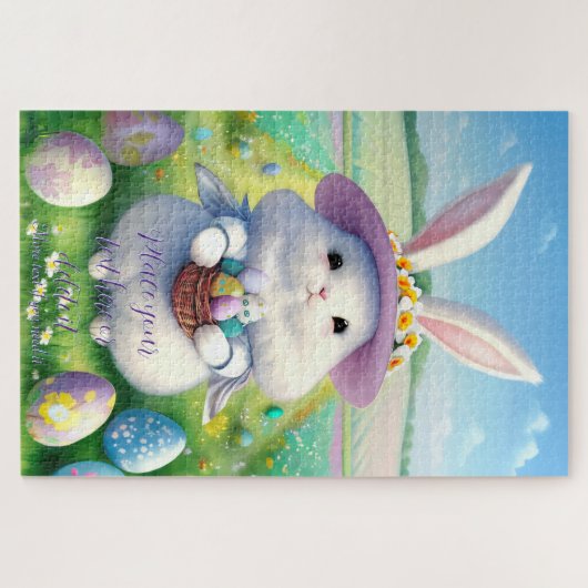 Niedlich Osterhase 01 Puzzle (Horizontal)