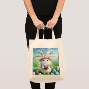Niedlich Osterhase 01 Tragetasche