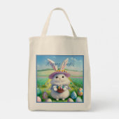 Niedlich Osterhase 01 Tragetasche (Rückseite)