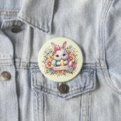 Niedlich Osterhase Button (Beispiel)