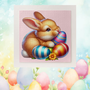 Niedlich Osterhase & Eier Puzzle