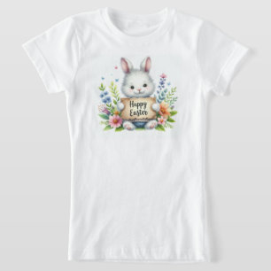 Niedlich Osterhase Ein glückliches Osterzeichen T-Shirt