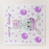 Niedlich Osterhase für eine positive Stimmung Post Puzzle (Horizontal)