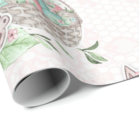 Niedlich Osterhase Geschenkpapier (Rolleneckpunkt)