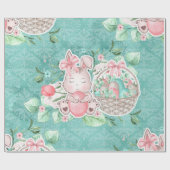 Niedlich Osterhase Geschenkpapier (Flach)