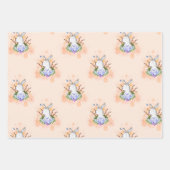 Niedlich Osterhase Geschenkpapier Set (Vorderseite)
