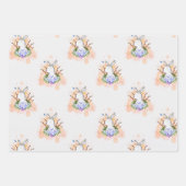 Niedlich Osterhase Geschenkpapier Set (Vorderseite 3)