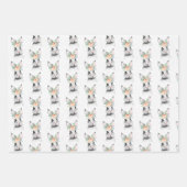 Niedlich Osterhase Geschenkpapier Set (Vorderseite)