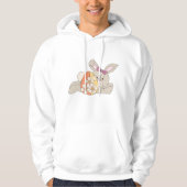 Niedlich Osterhase Hoodie (Vorderseite)