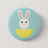 Niedlich Osterhase I Button (Vorderseite)