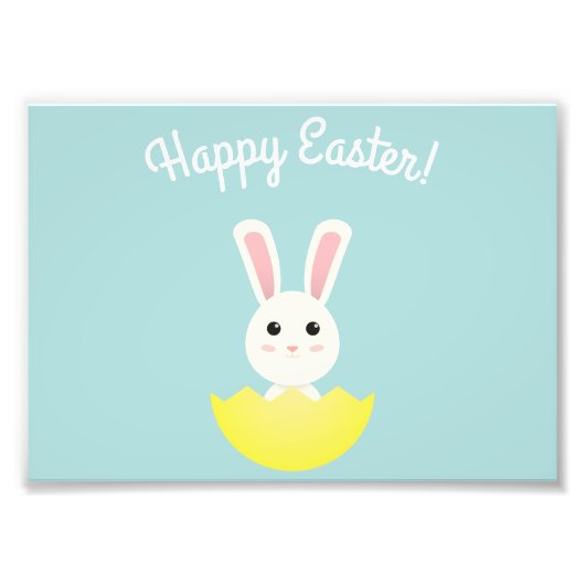 Niedlich Osterhase I Fotodruck (Vorne)