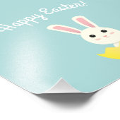 Niedlich Osterhase I Fotodruck (Ecke)