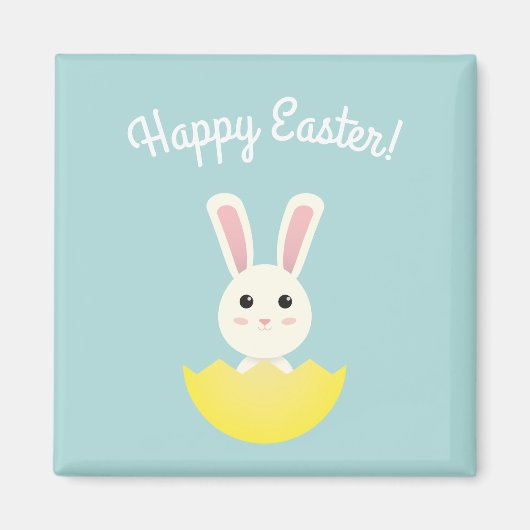 Niedlich Osterhase I Magnet (Vorne)