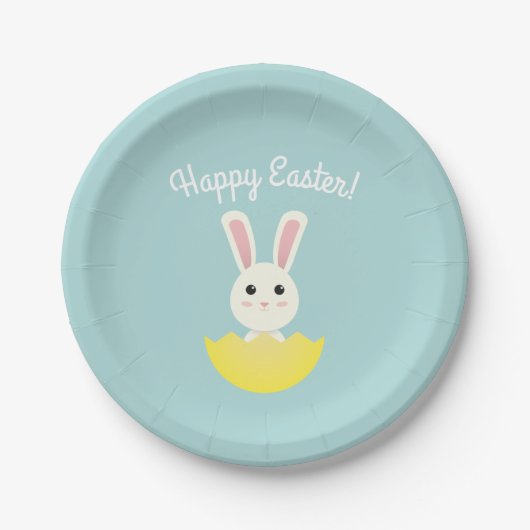 Niedlich Osterhase I Pappteller (Vorderseite)