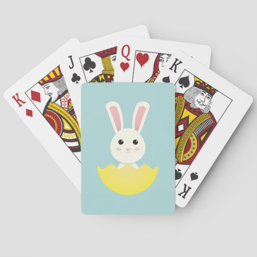 Niedlich Osterhase I Spielkarten (Rückseite)