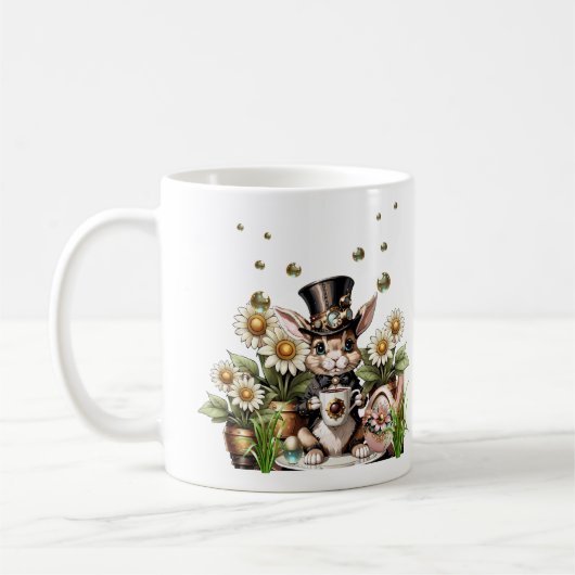 Niedlich Osterhase. Kaffeetasse (Links)
