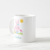 Niedlich Osterhase Kaffeetasse (Vorderseite Links)