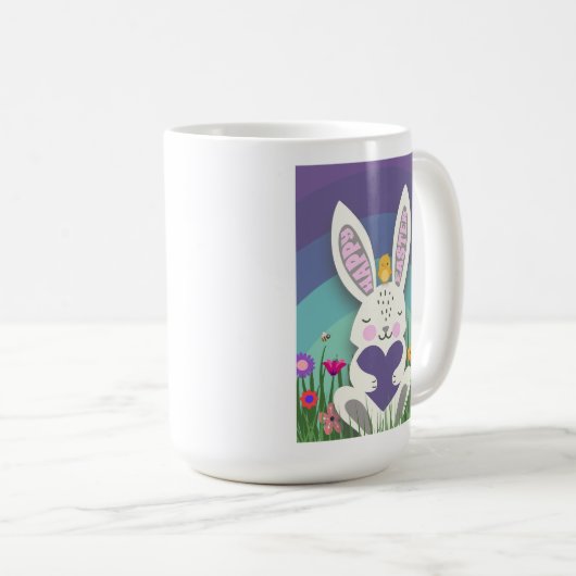 Niedlich Osterhase Kaffeetasse (VorderseiteRechts)