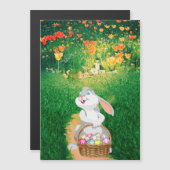 Niedlich Osterhase Magnetkarte (Vorne/Hinten)