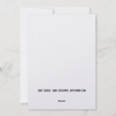 Niedlich Osterhase mit Blume Feiertagskarte (Rückseite)