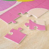 Niedlich Osterhase mit dekorativen Eiern Puzzle (Seite)