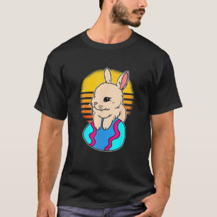 Niedlich Osterhase mit Ei Funny Ostersonntag Vin T-Shirt