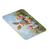 Niedlich Osterhase mit farbigen Eiern Magnet (Rechte Seite)