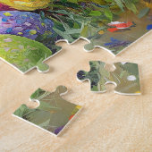 Niedlich Osterhase mit farbigen Eiern Puzzle (Seite)