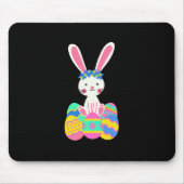 Niedlich Osterhase Mousepad (Vorne)