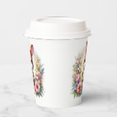 Niedlich Osterhase Osterfest Pappbecher (Links)