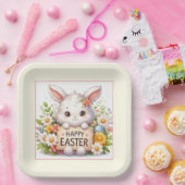 Niedlich Osterhase Osterfest Pappteller (Party)