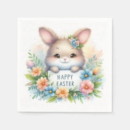 Niedlich Osterhase Osterfest Serviette